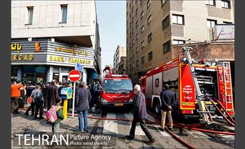 آتش سوزی در ساختمان برق حرارتی 2 12