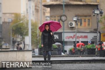 بارش باران پاییزی در تهران 26