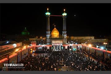 مراسم عزاداری مسلمیه در حرم حضرت عبدالعظیم (ع)
