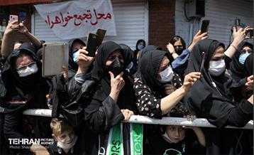 خیمه سوزان ظهر عاشورا در چهار راه گلوبندک  14