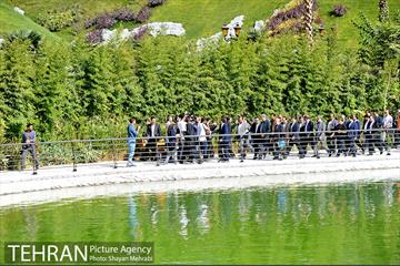 افتتاح دریاچه باغ هنر اراضی عباس آباد با حضور شهردار تهران 6