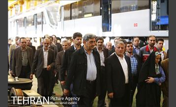 بازدید شهردار تهران از کارخانه واگن سازی تهران 14