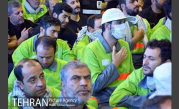 بازدید شهردار تهران از اسکان کارگران شهرداری در کربلا 9