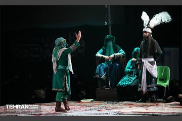 مراسم تعزیه خوانی شب عاشورا 9
