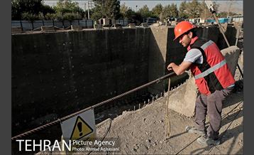 مراسم ورود ماشین حفار به ایستگاه B7 خط 7مترو 14