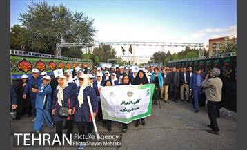 پیاده روی و گردهمایی سالمندان با حضور شهردار تهران 1