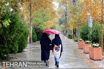 بارش باران پاییزی در تهران 17