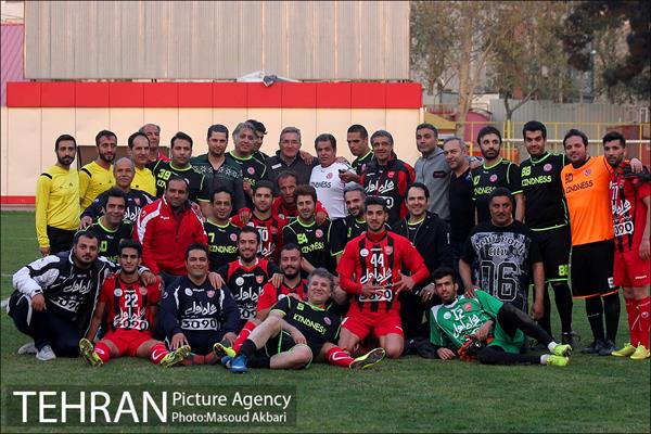 دیدار دوستانه پرسپولیس با ستارگان هنر و موسیقی 1