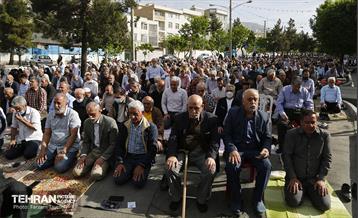 اقامه نماز عید سعید فطر در محله شهران 50