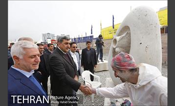بازدید شهردار تهران از نهمین سمپوزیوم مجسمه سازی تهران 24