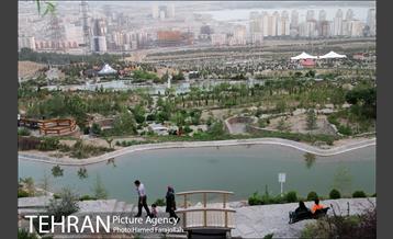 عصر تابستانی در بوستان آبشار تهران 6