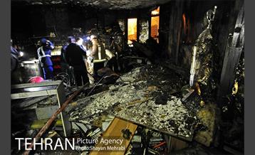 آتش سوزی در پاساژ پایتخت 15