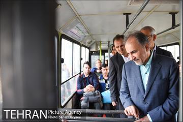 بازدید شهردار تهران از خطوط اتوبوسرانی  30
