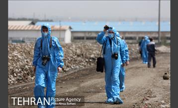 بازدید خبرنگاران از مجتمع پردازش و بازیافت زباله آرادکوه 10