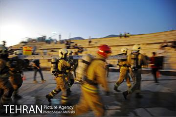 مسابقه عملیاتی ورزشی آتش نشانان تهران 40