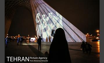 نور افشانی برج آزادی  16