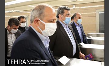 بازدید شهردار تهران از ایستگاه مترو برج میلاد 12