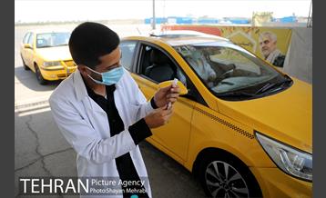 آغاز واکسیناسیون رانندگان تاکسی تهران 38