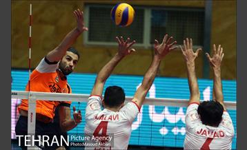 دیدار تیم‌های والیبال سایپا تهران و شهرداری ارومیه