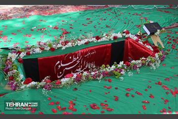 تشییع پیکر پاک و مطهر شهید گمنام در فدراسیون تیراندازی 18