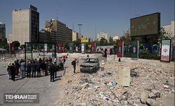 بازدید از مناطق تخریب شده حملات رژیم صهیونی 15