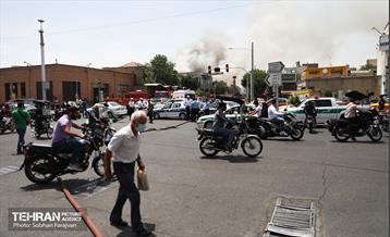 آتش‌سوزی انبار لوازم موتورسیکلت 44