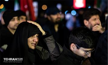 مراسم عزاداری شهادت رهبر انقلاب اسلامی در میدان شهدای هفتم تیر 5