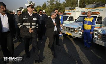 طرح زمستانه مشترک پلیس راهور و شهرداری تهران 29
