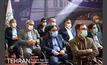 آیین رونمایی از نخستین نمونه قطار ملی مترو 9