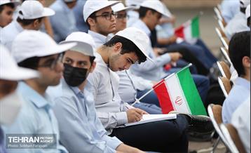 آئین بازگشایی مدرسه البرز 50