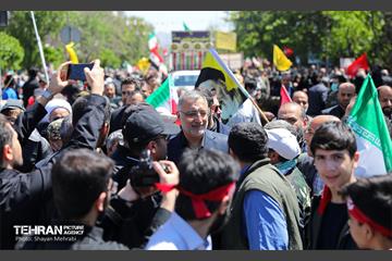 راهپیمایی وز قدس در پایتخت 24