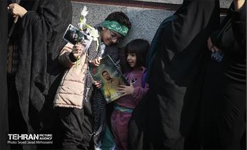 مراسم تشییع پیکرهای ۱۰۰ شهید گمنام 14