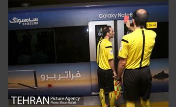 پرفورمنس آموزش فرهنگسازی قوانین مترو به مناسبت جام جهانی 2