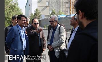 بازدید سید آرش حسینی میلانی از پارک جنگلی چیتگر 1