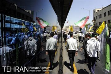 تشییع پیکر شهدای حادثه تروریستی تهران 22