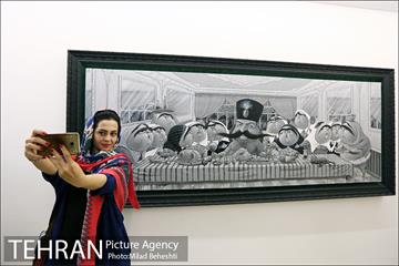 نمایشگاه نقاشی بزرگمهر حسین پور 17