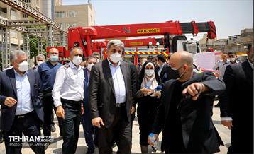 آیین افتتاح و بهره برداری از پروژه های سازمان اتشنشانی و رونمایی از تجهیزات و ماشین آلات سازمان مدیریت پسماند 39