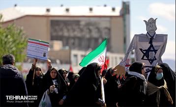 راهپیمایی وز قدس در پایتخت 48