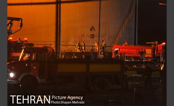 آتش سوزی در مخزن سوخت پالایشگاه تهران 6