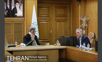 دیدار رئیس دانشگاه تهران با شهردار تهران 3