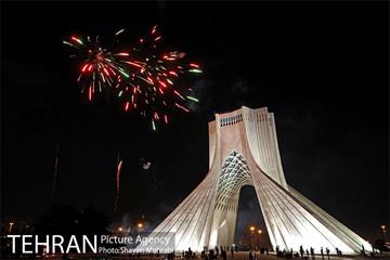 نورافشانی و نورپردازی لیزری به مناسبت عیدغدیر خم 11