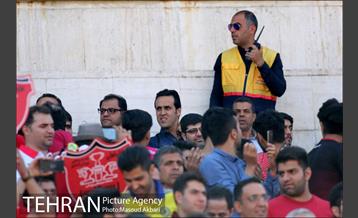 دیدار پرسپولیس و راه آهن در لیگ برتر فوتبال 2