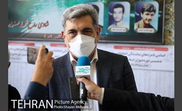 حضور شهردار تهران در انتخابات 1400