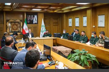 دیدار فرمانده سپاه محمد رسول الله (ص) با شهردار تهران 8