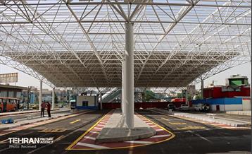 مسقف-سازی-ایستگاه-تاکسی-رسالت