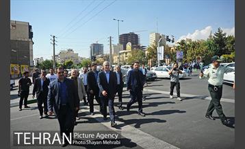 نامگذاری بلوار شهرداری بنام قیصر امین پور با حضور شهردار تهران 5