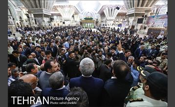 آیین تجدید میثاق شهردار و رییس شورای شهر تهران با آرمان‌های امام راحل (ره) 12