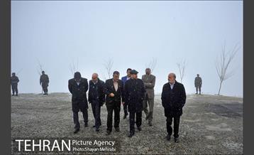 مراسم روز درختکاری با حضور شهردار تهران و رئیس مجلس 4