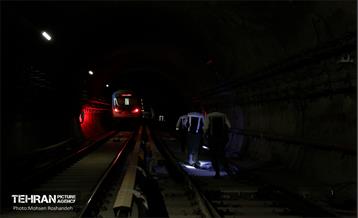 مانور عملیاتی دیریل قطار و تخلیه اضطراری مسافری