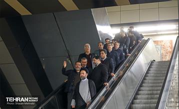 تست گرم بخش میانی خط ۶ مترو تهران 8